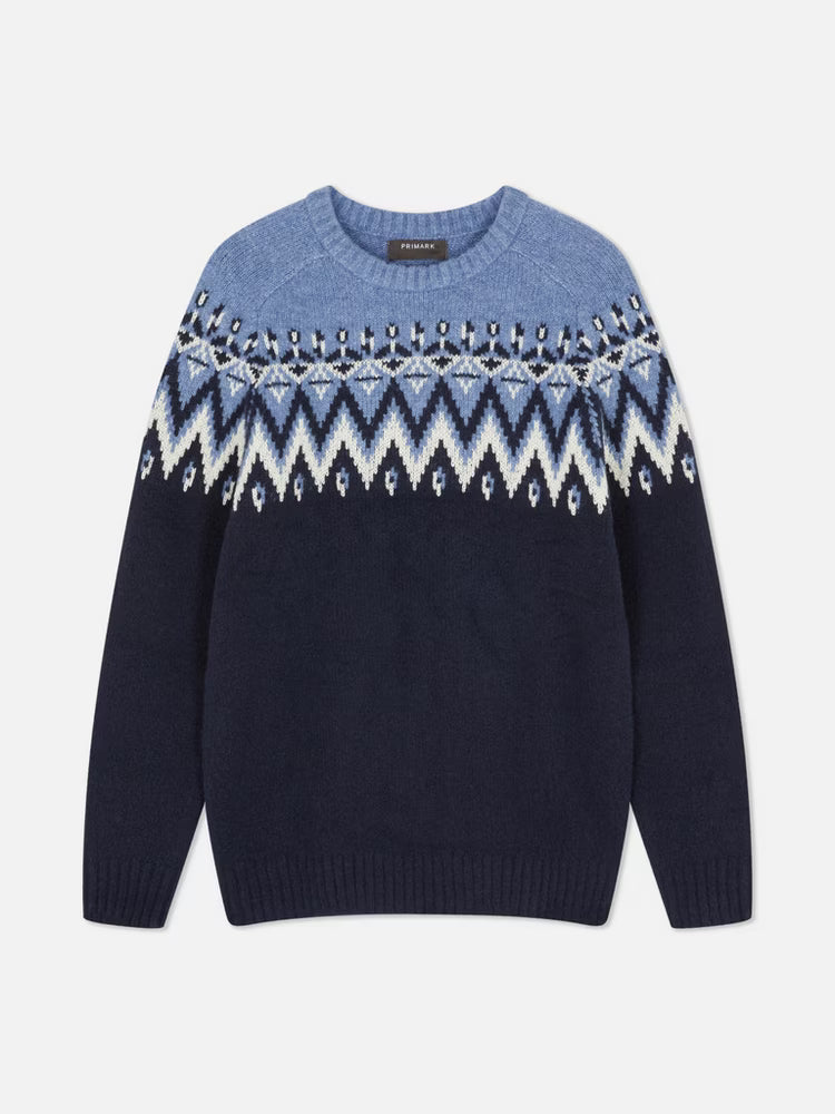 GOHJUTTA CLOTHING ARTICLE#9202Fair Isle Christmas Jumper