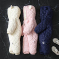 GOHJUTTA CLOTHING ARTICLE#9205 Hooded Fleece-lined Thick Baby Winter